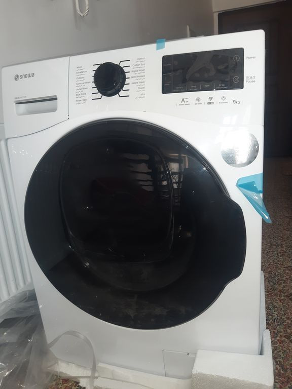 ماشین لباسشویی 9 کیلوگرم اتوماتیک اسنوا مدل SWM-F92W