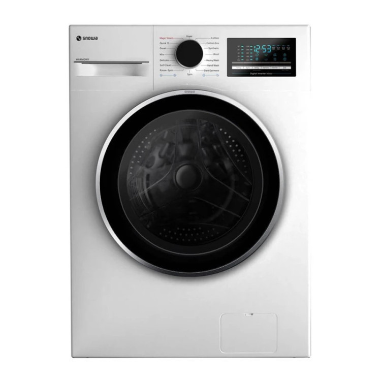 ماشین لباسشویی 8 کیلوگرم اتوماتیک اسنوا مدل SWM-B80W